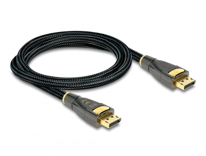 Delock Kabel DisplayPort 1.2 Stecker > DisplayPort Stecker 4K 60 Hz 1 m Premium
