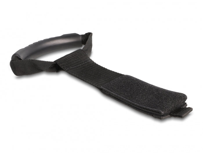 Delock Tragegurt mit Klettverschluss L 435 x B 50 mm schwarz 2 Stück