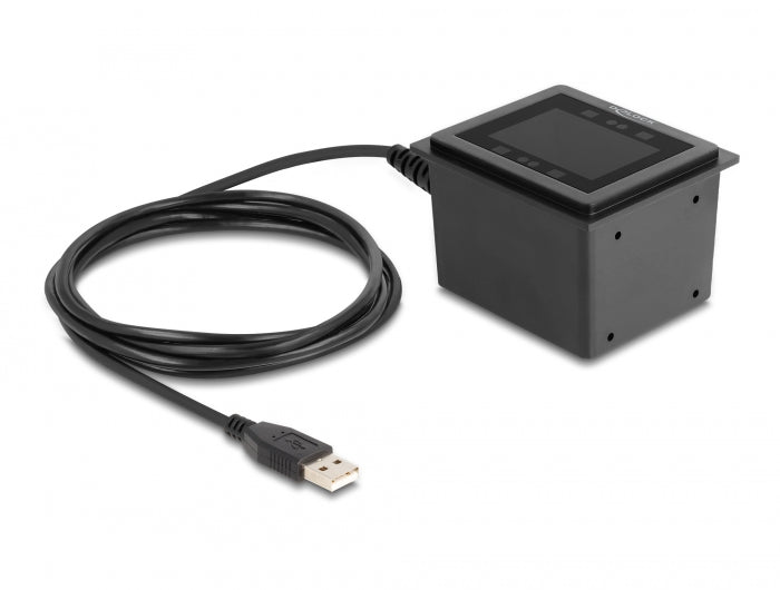Delock USB Barcodescanner 1D und 2D kabelgebunden für den stationären Einbau - German Version