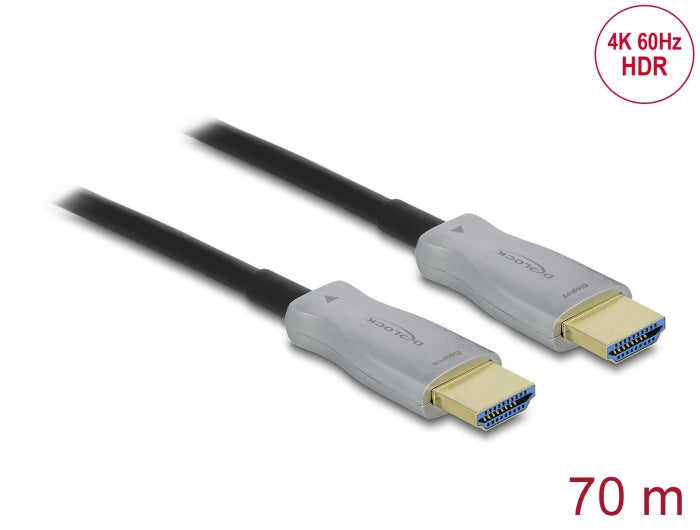 Delock Aktives Optisches Kabel HDMI 4K 60 Hz 70 m