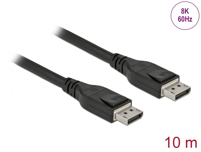 Delock Aktives DisplayPort Kabel 8K 60 Hz 10 m