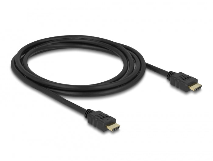 Delock Kabel High Speed HDMI mit Ethernet HDMI A Stecker > HDMI A Stecker 3D 4K 2 m