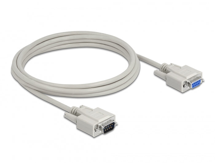 Delock Serielles Kabel D-Sub 9 Stecker zu Buchse 3 m