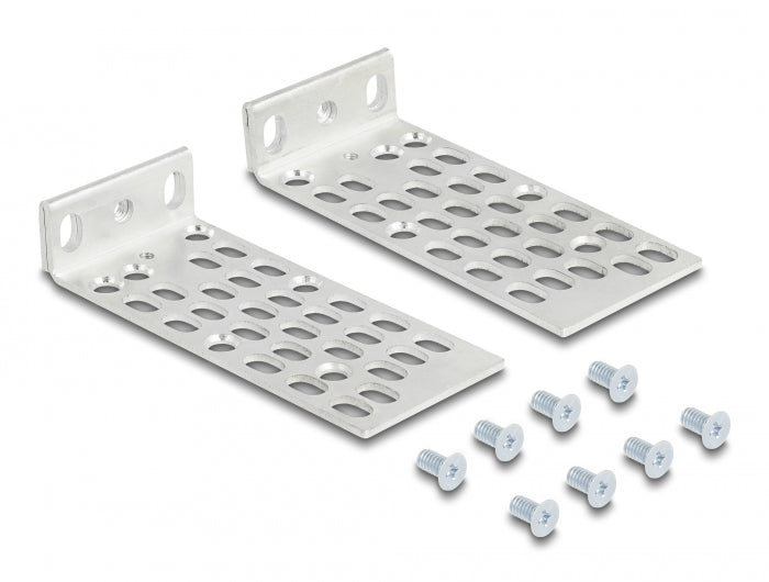 Delock Universelles Rack Montage Set 2 Stück