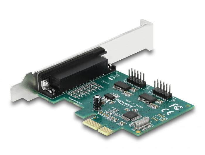Delock PCI Express x1 Karte zu 2 x Seriell RS-232 + 1 x Parallel IEEE1284