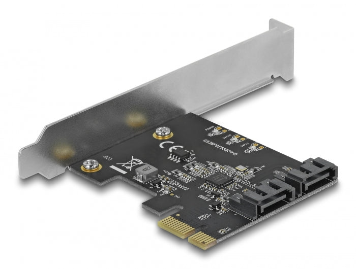 Delock 2 Port SATA PCI Express x1 Karte - Low Profile Formfaktor
