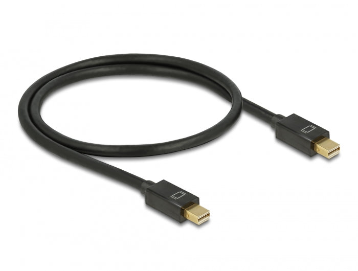 Delock Kabel Mini DisplayPort 1.2 Stecker > Mini DisplayPort Stecker 4K 60 Hz 0,5 m