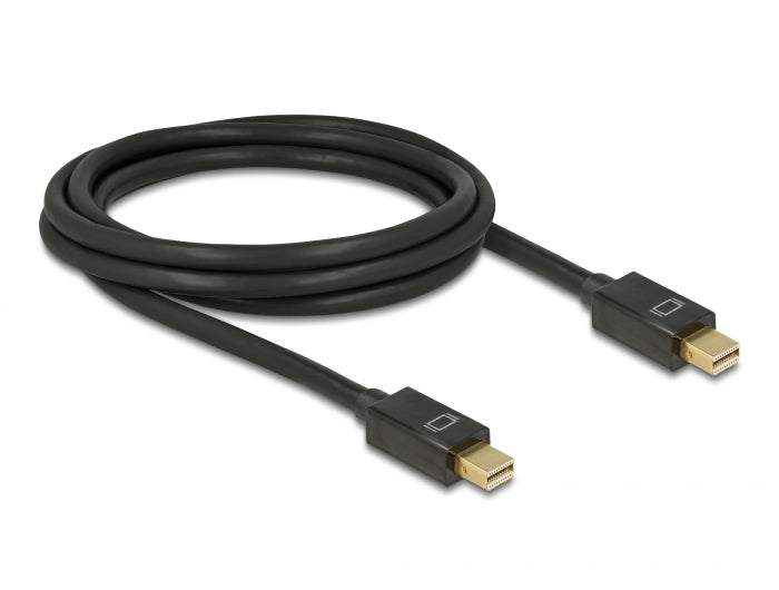 Delock Kabel Mini DisplayPort 1.2 Stecker > Mini DisplayPort Stecker 4K 60 Hz 2 m