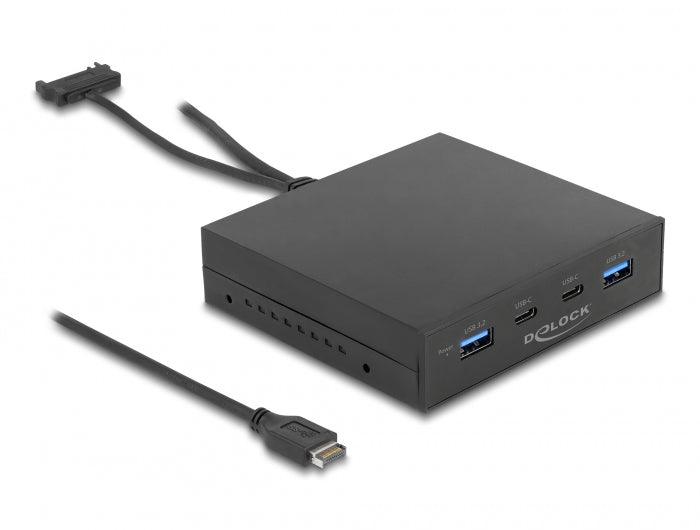 Delock Front Panel 3.5″ USB 10 Gbps 2 x USB Type-C™ + 2 x USB Typ-A