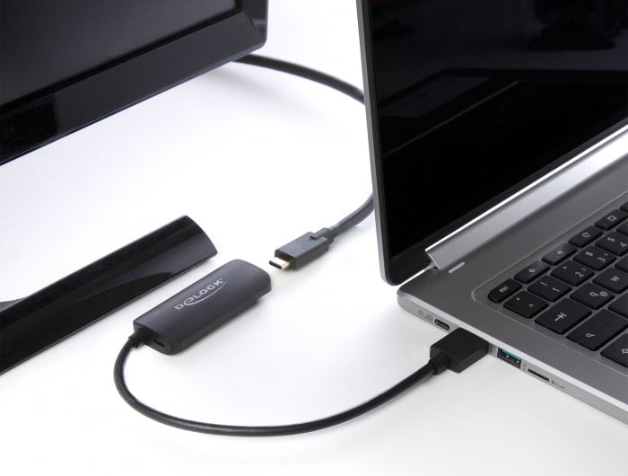Delock Adapter HDMI-A Stecker zu USB Type-C™ Buchse (DP Alt Mode) 8K
