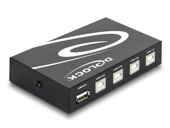 Delock Umschalter USB 2.0 4 Port manuell