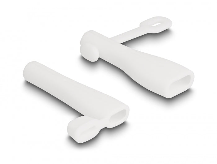 Delock Staubschutz für USB Typ-A Stecker und USB Type-C™ Stecker Set 2 Stück weiß