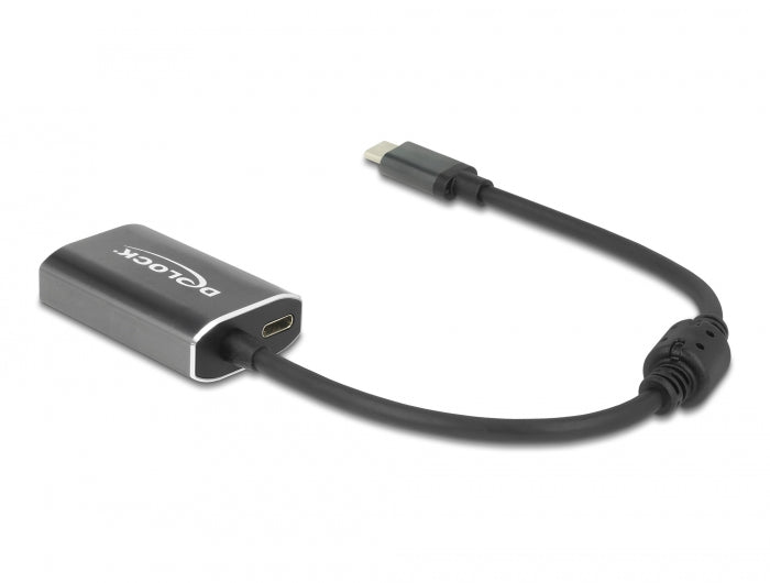 Delock Adapter USB Type-C™ Stecker > HDMI Buchse (DP Alt Mode) 4K 60 Hz mit PD Funktion