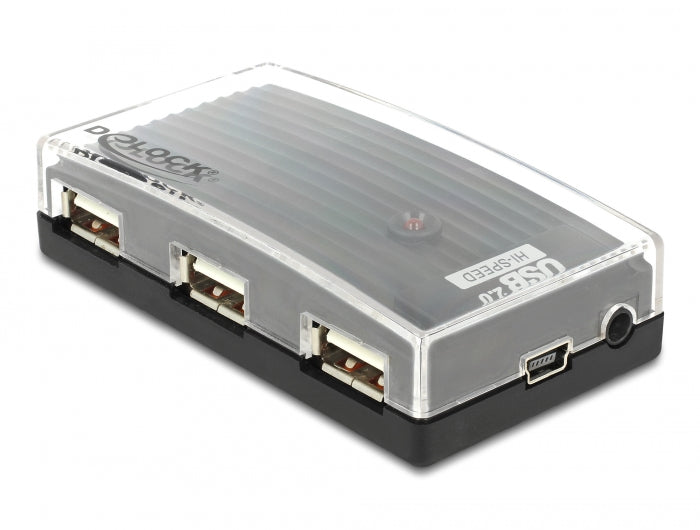 Delock USB 2.0 Externer Hub 4 Port