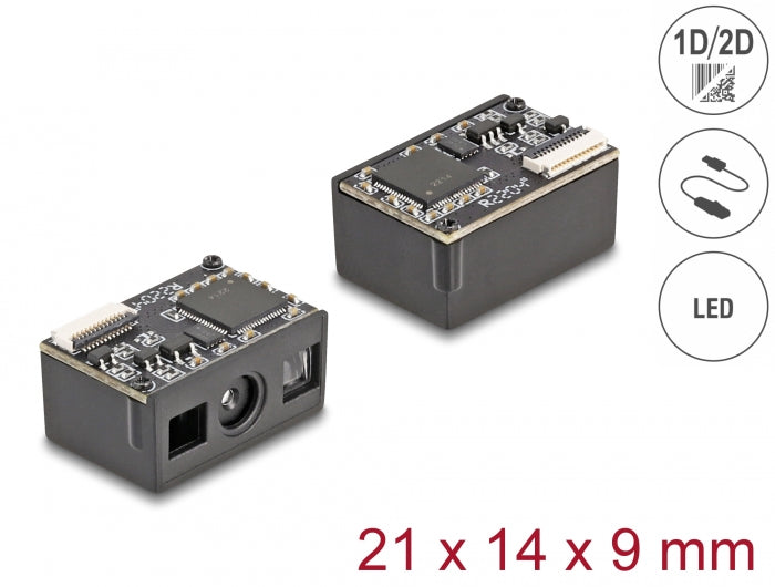 Delock Barcode Scanner Modul 1D und 2D - Deutsche Version