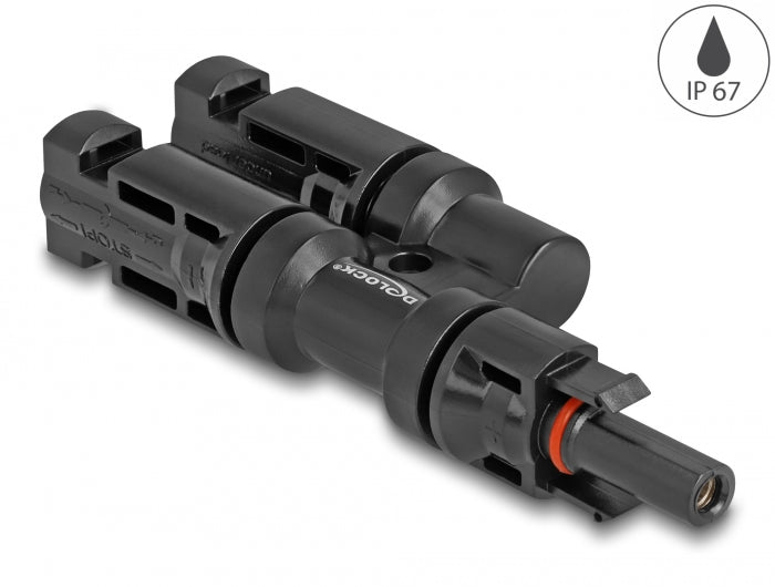 Delock DL4 Solar Konnektor 1 x Buchse zu 2 x Stecker