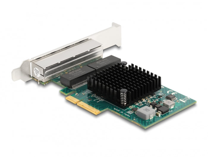 Delock PCI Express x4 Netzwerkkarte Gigabit LAN 4 x RJ45 BCM
