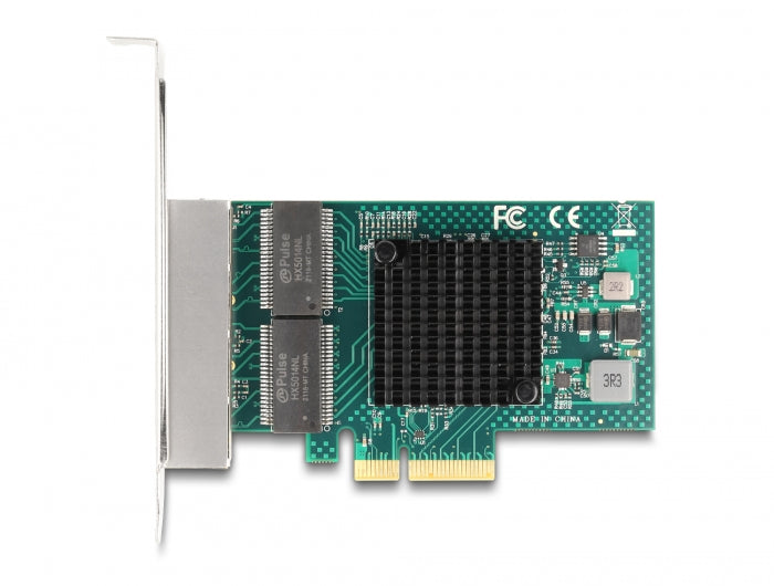Delock PCI Express x4 Netzwerkkarte Gigabit LAN 4 x RJ45 BCM