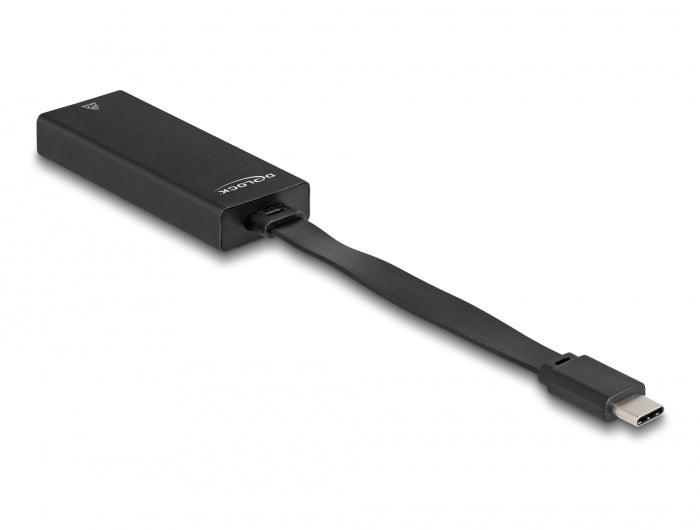 Delock USB Type-C™ Adapter zu Gigabit LAN 1 x RJ45 slim ASIX