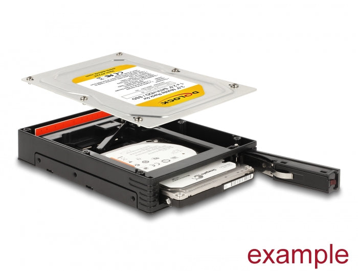 Delock 3.5″ Wechselrahmen für 1 x 2.5″ SATA HDD / SSD