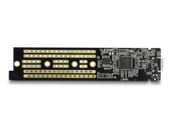 Delock Externes Gehäuse für M.2 NVMe PCIe SSD mit USB Type-C™ Buchse transparent