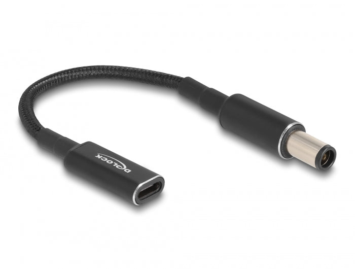 Delock Adapterkabel für Notebook Ladekabel USB Type-C™ Buchse zu HP 7,4 x 5,0 mm Stecker 15 cm