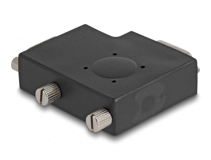 Delock Adapter VGA Stecker > VGA Buchse 90° seitlich gewinkelt