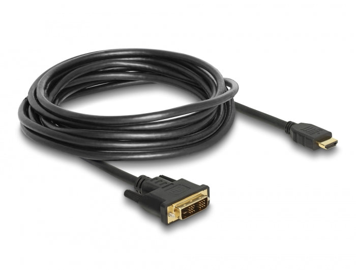 Delock HDMI zu DVI 18+1 Kabel bidirektional 5 m