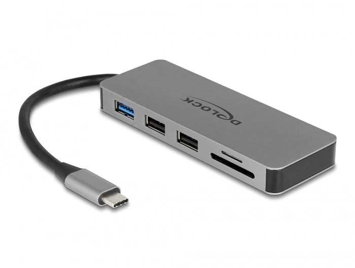 Delock USB Type-C™ Dockingstation für Mobilgeräte 4K - HDMI / Hub / SD / PD 2.0