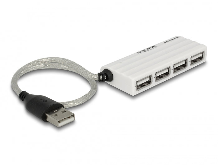 Delock USB 2.0 Externer Hub 4 Port