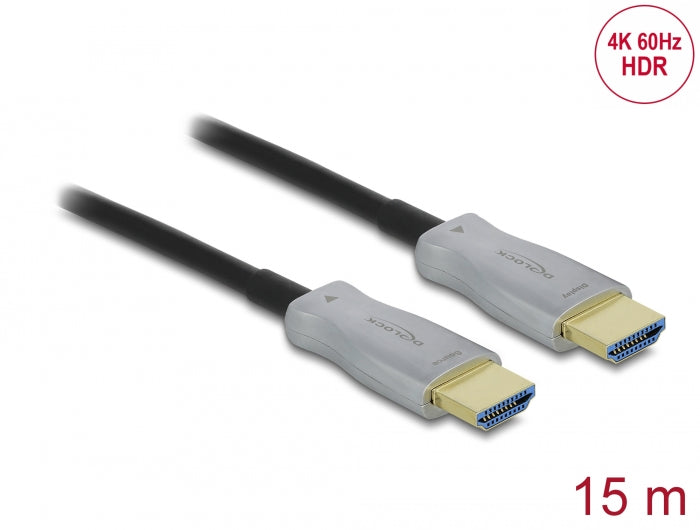 Delock Aktives Optisches Kabel HDMI 4K 60 Hz 15 m
