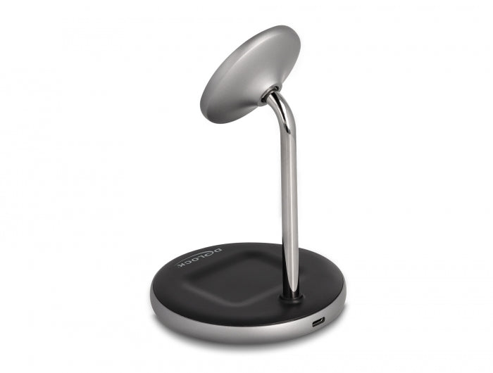 Delock Wireless Charger 2 in 1 mit 5 W / 7,5 W / 10 W / 15 W - Qi