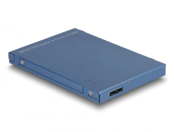 Delock 2.5″ Konverter USB 10 Gbps Micro-B Buchse zu M.2 / mSATA mit Gehäuse
