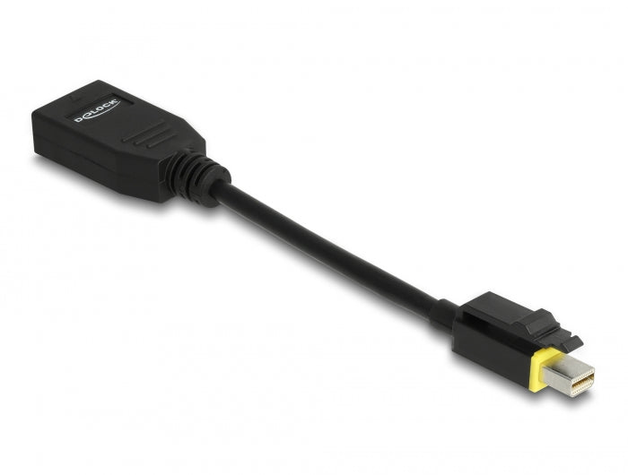 Delock Mini DisplayPort 1.4 zu DisplayPort Adapter mit Einrastfunktion 8K 60 Hz