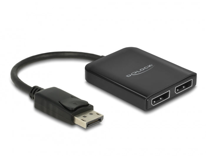 Delock DisplayPort 1.4 Splitter 1 x DisplayPort zu 2 x DisplayPort MST