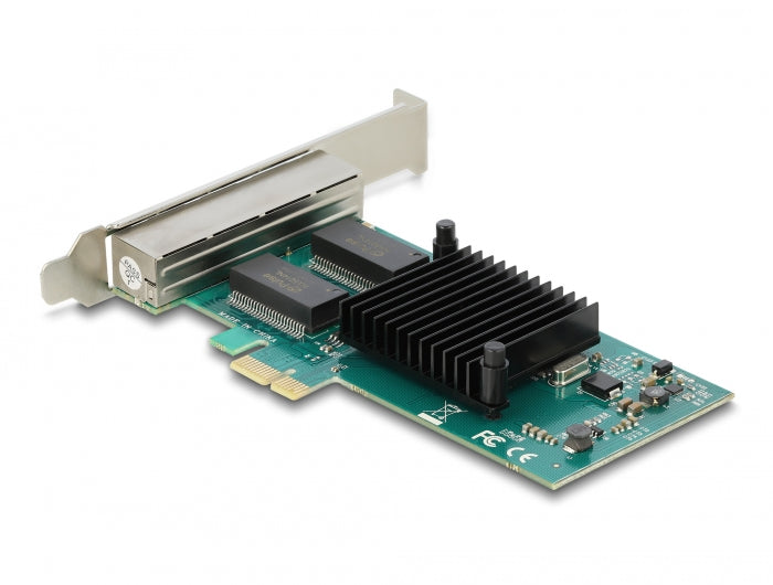 Delock PCI Express x1 Netzwerkkarte Gigabit LAN 4 x RJ45 i350