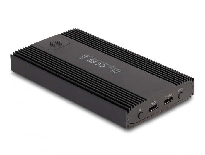 Delock Externes Gehäuse USB 20 Gbps für 2 x M.2 NVMe PCIe SSD mit USB Type-C™ Buchse und RAID - werkzeugfrei