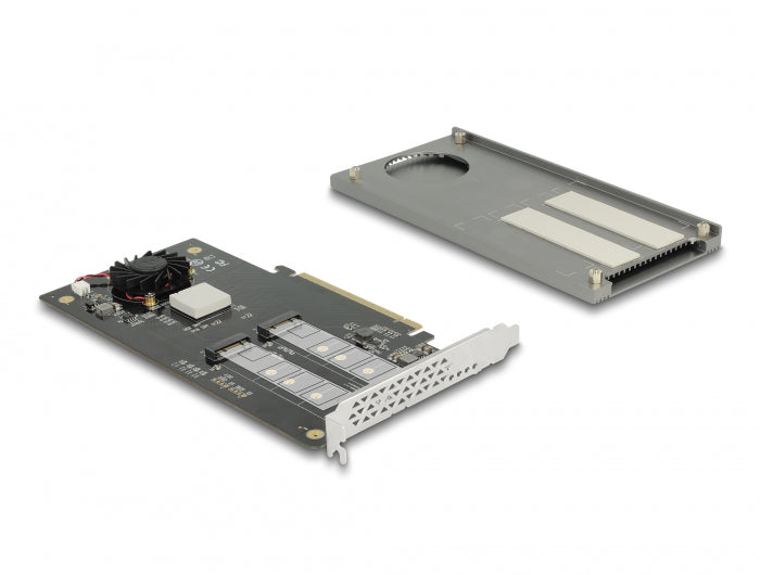 Delock PCI Express x16 Karte zu 2 x intern NVMe M.2 Key M