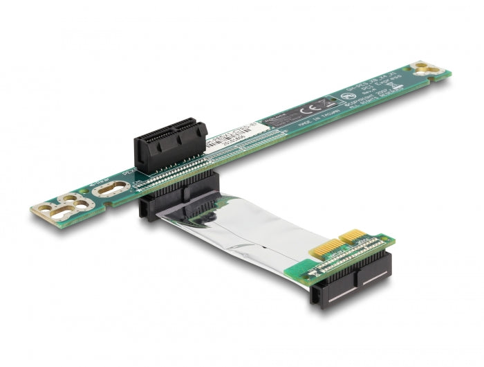 Delock Riser Karte PCI Express x1 > x1 mit flexiblem Kabel 7 cm