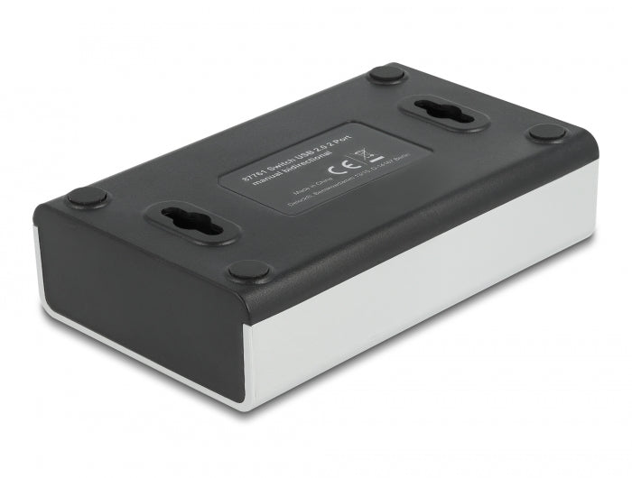 Delock Umschalter USB 2.0 mit 2 x Typ-B Buchse zu 1 x Typ-A Buchse manuell bidirektional