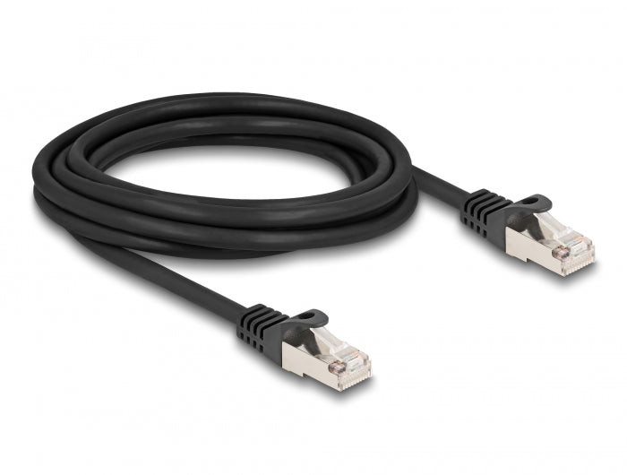 Delock Kabel RJ50 Stecker zu RJ50 Stecker F/UTP 3 m schwarz