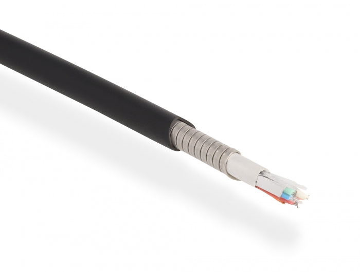 Delock Aktives Optisches HDMI Kabel mit Metallarmierung 8K 60 Hz 50 m