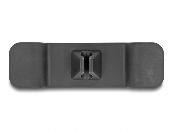 Delock Kabelhalter Clip selbstklebend Set 3 Stück schwarz