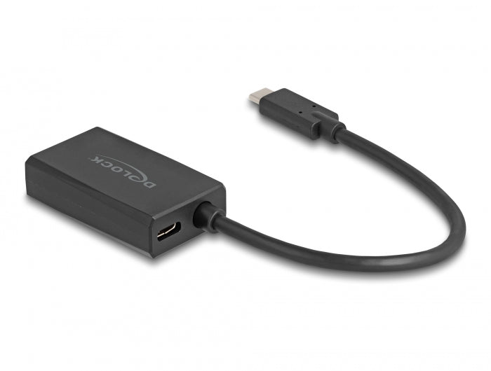 Delock Adapter DisplayPort Buchse zu USB Type-C™ Stecker (DP Alt Mode) 4K mit PD 85 W