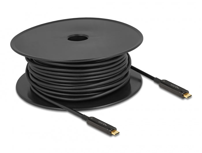 Delock Aktives Optisches USB-C™ Video Kabel 4K 60 Hz 30 m