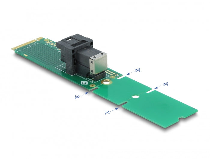 Delock Adapter M.2 Key M zu SFF-8643 NVMe 22110 / 2280 / 2260