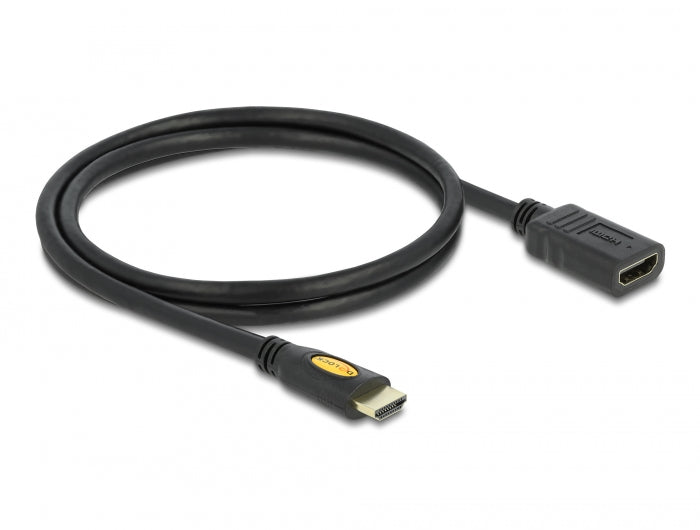 Delock Verlängerungskabel High Speed HDMI mit Ethernet HDMI A Stecker > HDMI A Buchse 1 m