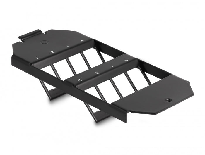 Delock Keystone Halterung 8 Port für Bodentank