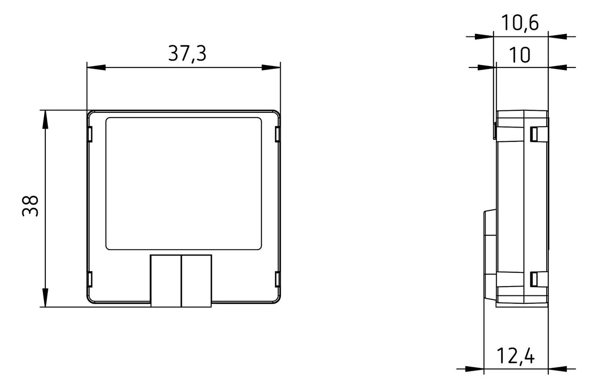 THEBEN Binäreingang KNX UP 8f LUXORliving T8