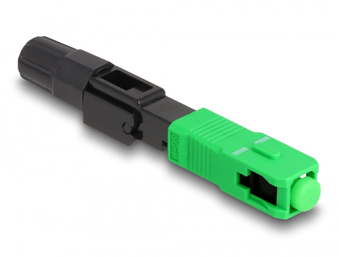 Delock LWL Schnellverbinder SC Simplex Stecker APC feldkonfektionierbar